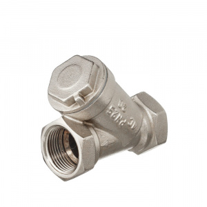 Фильтр сетчатый Ду15 А50 угловой никелированный Фильтр сетчатый Ду15 А50 угловой никелированный