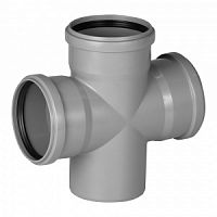 Крестовина однопл. вн. кан. 110/110/110/87*