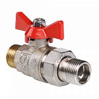 Кран шар. BASE с полусгоном 3/4" нар.-нар.