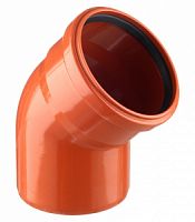 Отвод наруж. канализация 160/45*