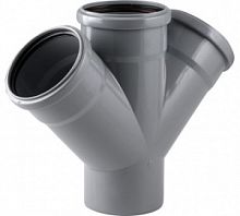 Крестовина однопл. вн. кан. 110/110/110/45*