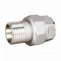 Сгон разъемный (американка) LD Pride DN15 (1/2") ВР/НР латунь никель