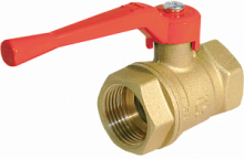 Кран шар. БАЗ, стальная рукоятка 1/2" вн.-вн. (БАЗ.А30.0.15)