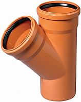 Тройник для наружной канализации Ostendorf KGEA 110/110*45°