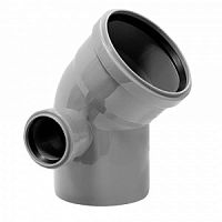 Отвод вн. кан. с выходом 110/50/45* (правый)