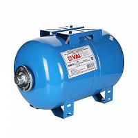 Бак расш. для ГВС и ХВС горизонтальный 24л. СИНИЙ