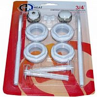 Комплект для монтажа радиатора 3/4", 11 элементов (2 кронштейна)