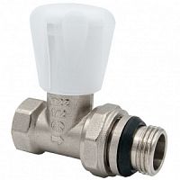 Клапан регулирующий для радиатора с уплотнением прямой вн-нар 3/4"