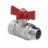 Кран шаровой СТАНДАРТ, ГОСТ, рукоятка бабочка 3/4", вн.-нар. (PN40)