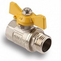 Кран шаровой для газа 3/4" вн-нар бабочка