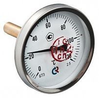 Термометр БТ-31 Dy63 с задн. подкл., 1/2" 0-160*