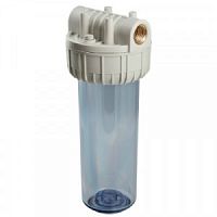 Фильтр ПЛАСТИКОВЫЙ с прозр.корп.(без фильтр.эл-та) 1 1/2"											