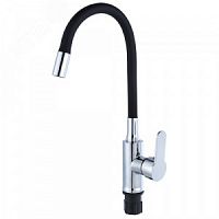 Смеситель для кухни TSARSBERG TSB-114-BL002 гибкий излив ЧЕРНЫЙ тип См-МОЦБА