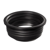 Манжета переходная D110х123 трехлепестковая черная