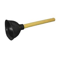 Вантуз конический малый с деревянной ручкой