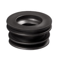 Манжета переход D32х50 трехлепестковая черная