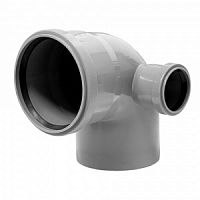 Отвод вн. кан. с выходом 110/50/87* (правый)